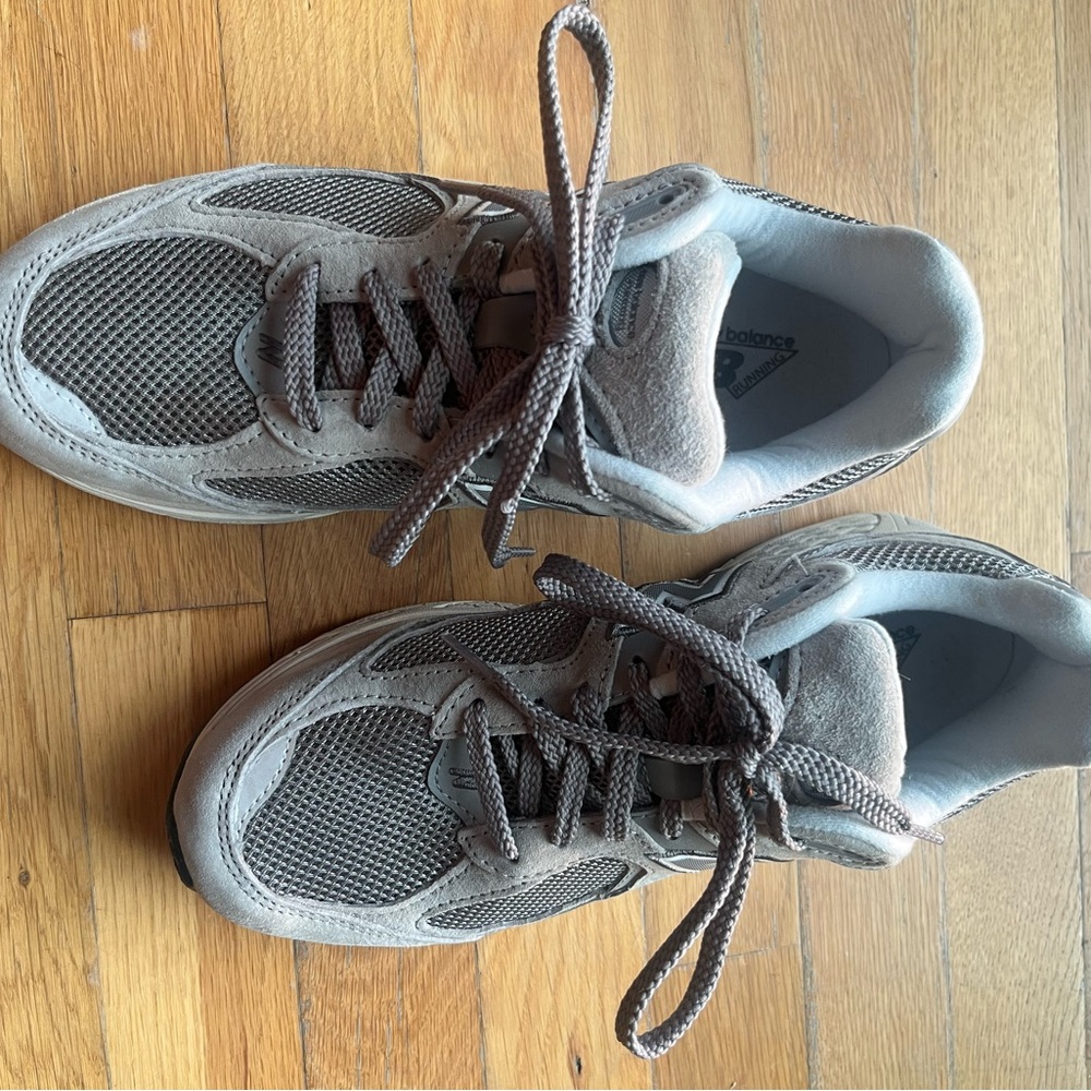 New Balance Men's Taupe and Gray Sneakers